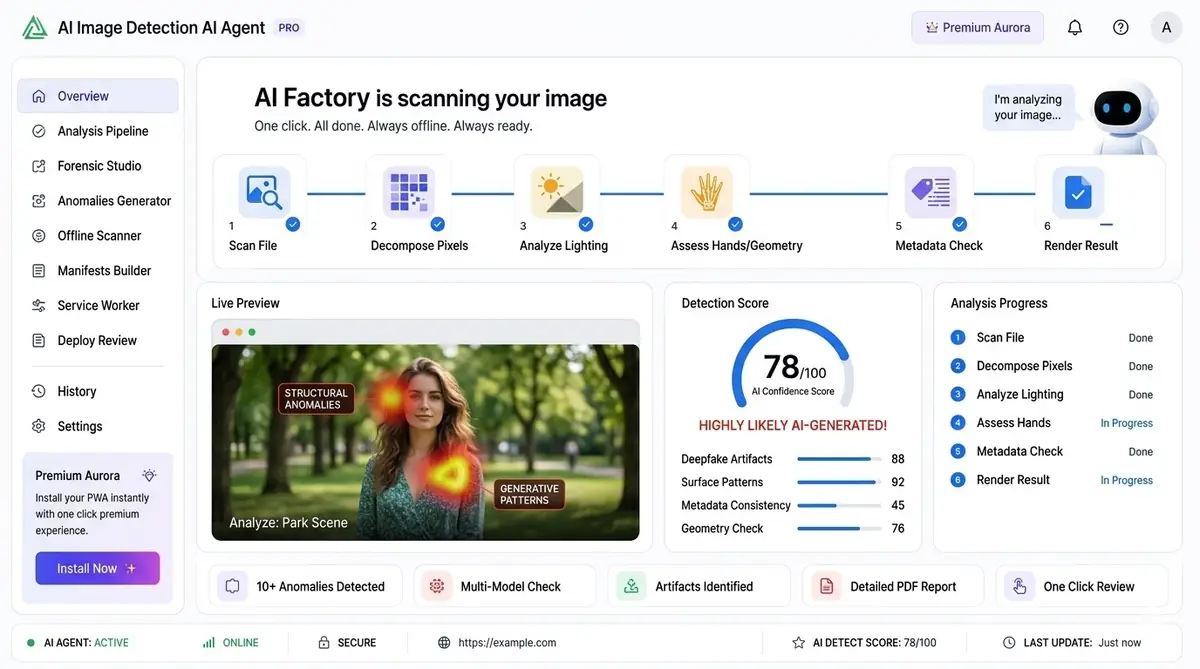 AI job hunt agent — example of the AI tool dashboard software